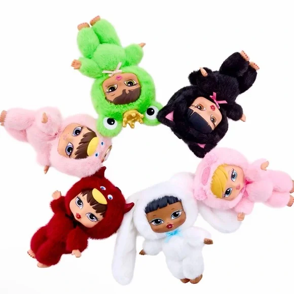 Bratz Bratziez Iconz Series Plush Pendant Blind Box - green frog - Picture 3 of 4